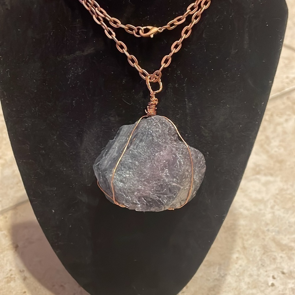Raw crystal- Genuine Blue/Purple Flourite